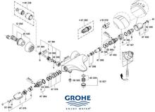 Grohe 34367 Grotherm 3000 Bath/shower mixer wall mounted, spare parts