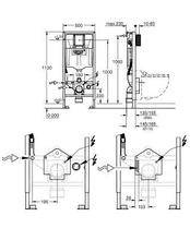 GROHE 39112001 RAPIDSL frame for use with SENSIA ARENA