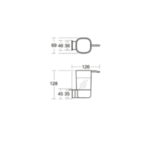 Ideal Standard A9140AA Softmood Soap Dispenser and Holder