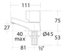 Ideal Standard   B0349AA ALTO Basin Taps with new Handles (pair)