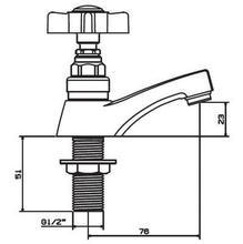  ** 1 pair remaining  **  COBRA Capstan Supreme Basin Pillar taps (pair)