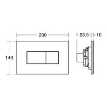 E4463 KARISMA Flush Plate for CONCEALA cistern