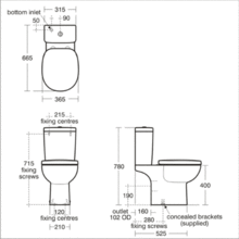 E801501 E786001 STUDIO Concept WC Pan & ARC Cistern