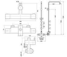 Triton NENE Bar Mixer with Diverter UNNETHBMDIV 