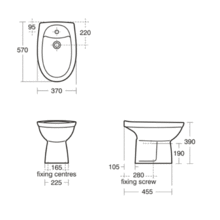 ALTO R370601 Bidet