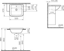 5230 Vitra FORM Semi Recessed Basin
