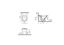 <b>5238 48</b> Vitra FORM Back to Wall WC & Seat