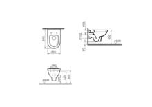 5247 48 Vitra FORM Wall Hung WC & Seat