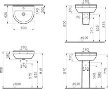 5300 5313 S50 Basin, round 45cm or 50cm