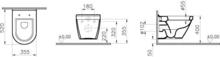 5318 S50 Wall hung WC  