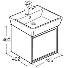 Concept Air Wall Hung Cube Basin Units