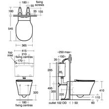Ideal Standard CONNECT Air AquaBlade® Wall hung WC bowl