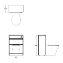 Ideal Standard CONCEPT Air Floor standing WC unit 600mm