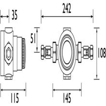 SIRRUS TS4503 thermostatic mixer