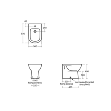 Ideal Standard TEMPO Floorstanding Bidet