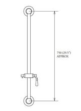 REGENT 6003 Thermostatic Shower Mixer - slidebar 