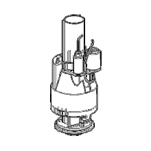 GROHE 42774 Dual Flush Waste Pneumatic