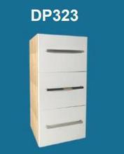 ASPEN IVORY 3 Drawer Unit (d)300mm (w)320mm Moores AFFINITY Furniture