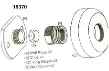 GROHE 18370 Front fixing Bracket (for concealed pipework)