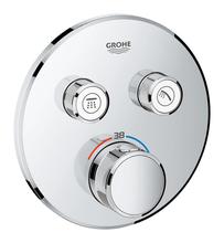 GROHE 29119000 Grohtherm SmartControl trimset 2 Outlets, Round, chrome