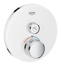 GROHE 29150LS0 Grohtherm SmartControl trimset 1 Outlet, Round, white
