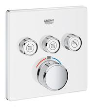 GROHE 29157LS0 Grohtherm SmartControl trimset 3 Outlets, Square, white