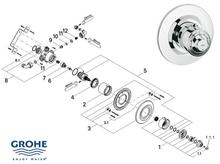 Grohe Avensys 34032 CLASSIC Dual shower mixer. spare parts