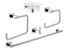 GROHE 40758 Essentials Cube accessory set chrome