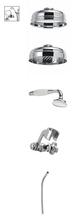Shower Kits Aquatique 1991-now Fixed head & adjustable SPARES