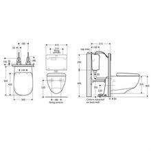 Ideal Standard   Support Frame with Bolts For Wall Hung W.C. Pans & Bidets