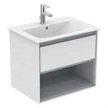 Ideal Standard   CONNECT Air 600mm 1 Draw Open Shelf Wall Hung Basin Unit