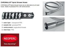 NEOPERL CHROMALUX spiral 150cm shower hose