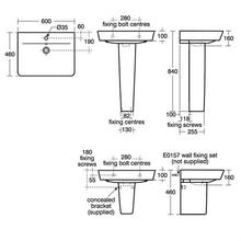 Ideal Standard Concept Air Cube basin Range of Sizes