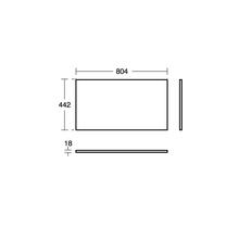 Concept Air Worktop for vanity unit, Range of sizes